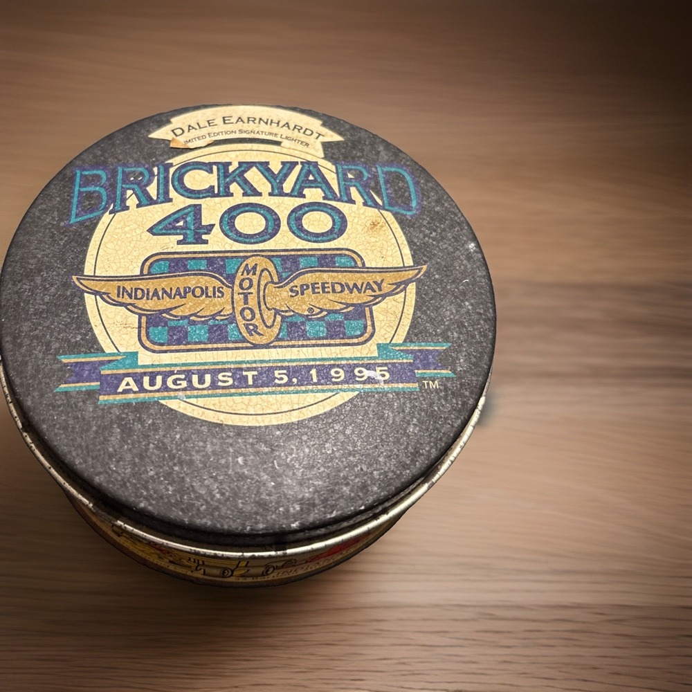1995 Dale Earnhardt #3 Signature "Brickyard 400" Matte Black Zippo Lighter